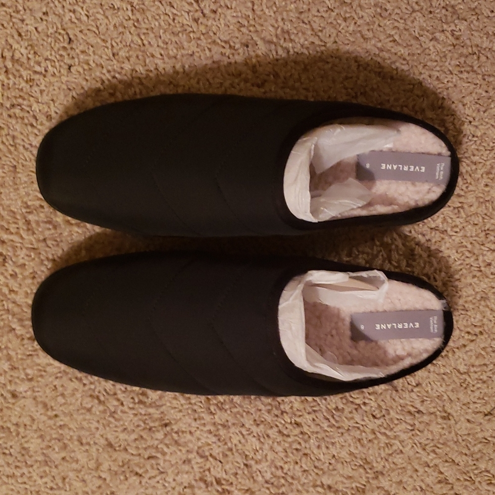 Everlane Renew slipper black women sz 8